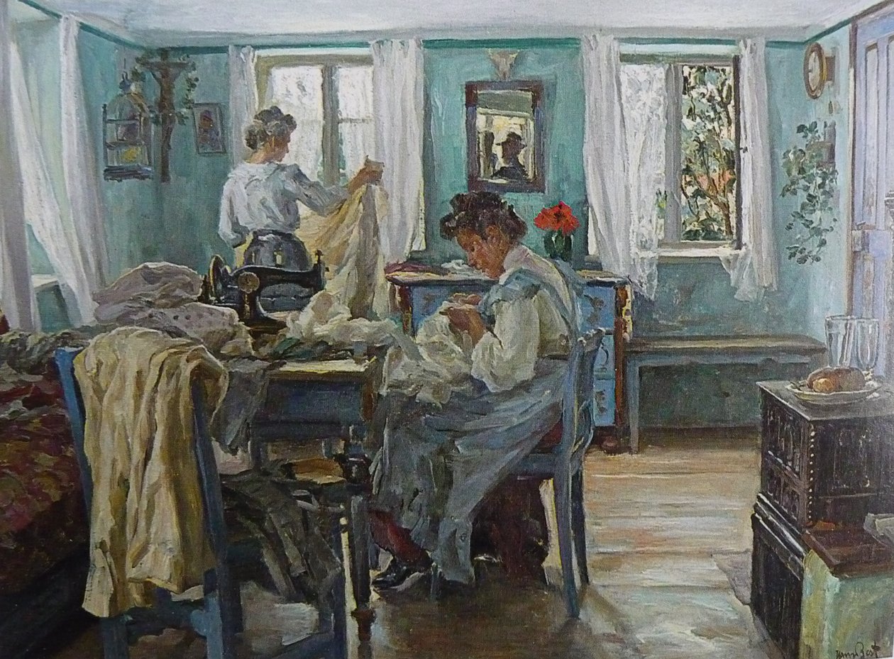 Näherinnen im Raum von Hans Best