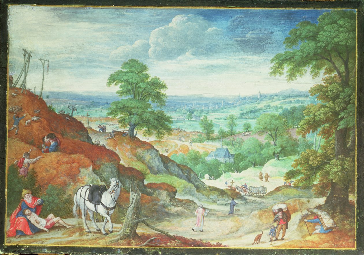 Der barmherzige Samariter von Hans Bol