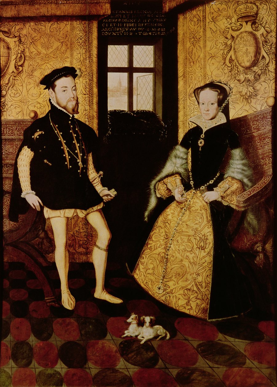 Philipp II. und Maria I., 1558 von Hans Eworth