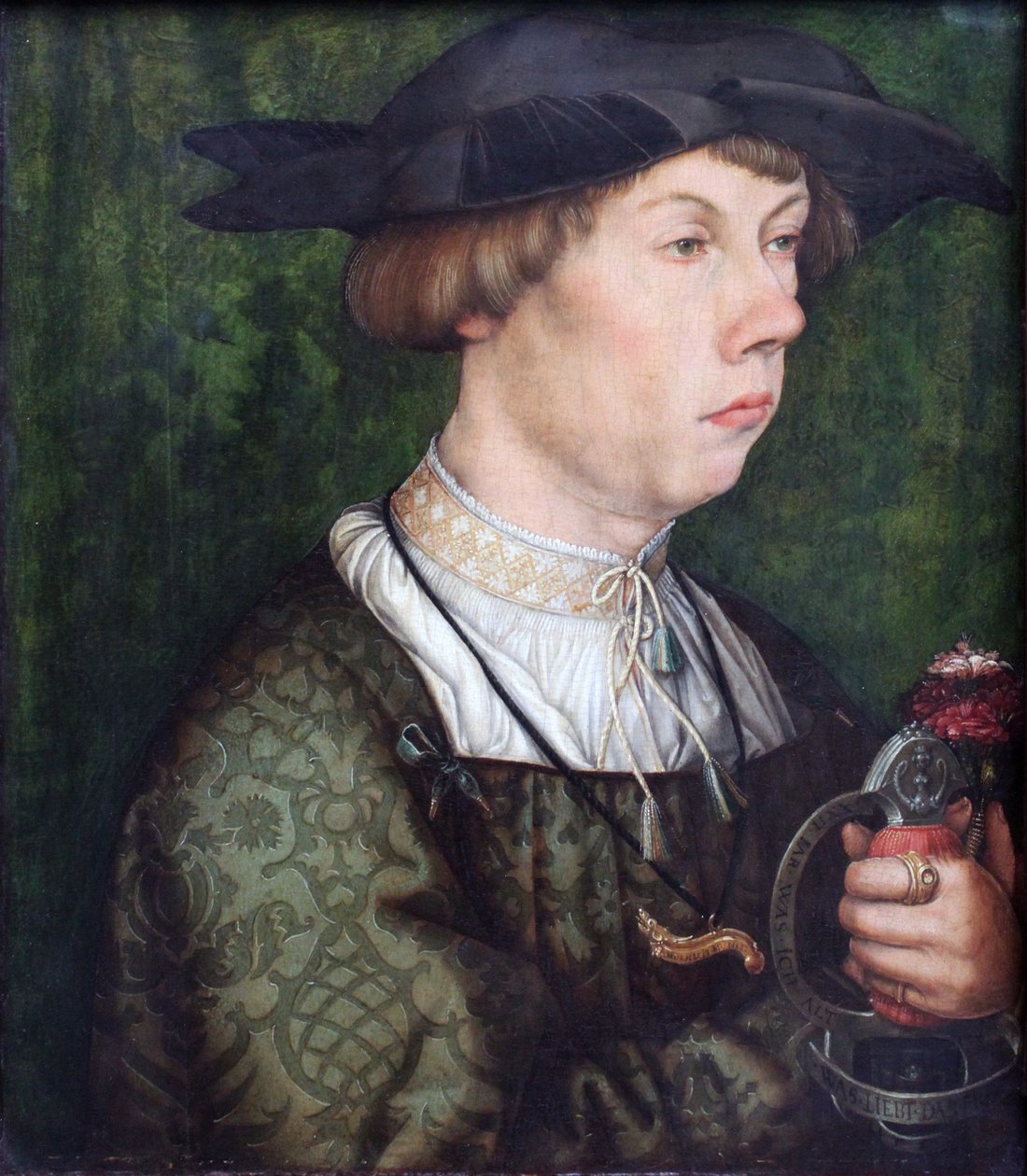 Porträt eines Mitglieds der Familie Weiss aus Augsburg von Hans Holbein the Elder