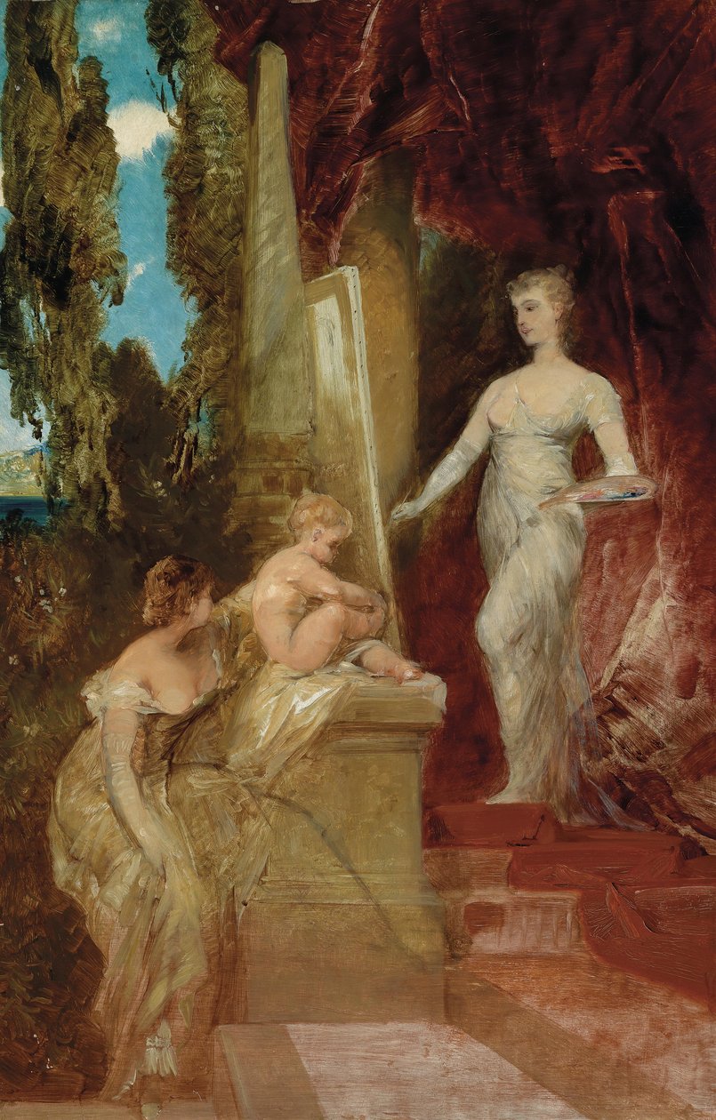 Allegorie der Malerei von Hans Makart