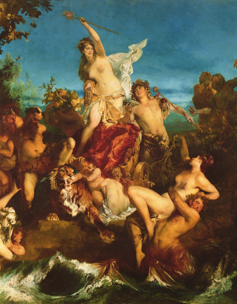 Der Triumph der Ariadne von Hans Makart