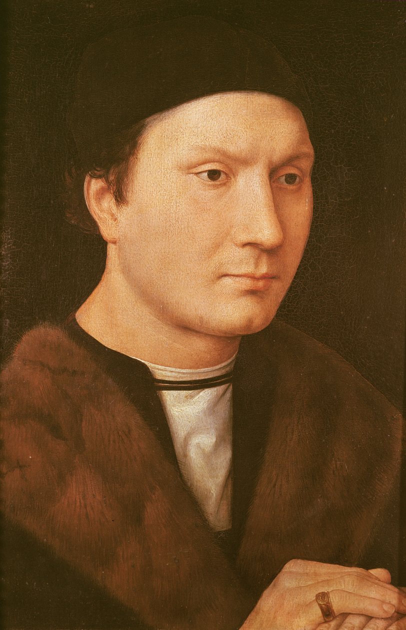 Porträt eines unbekannten Mannes, ca. 1480-90 von Hans Memling