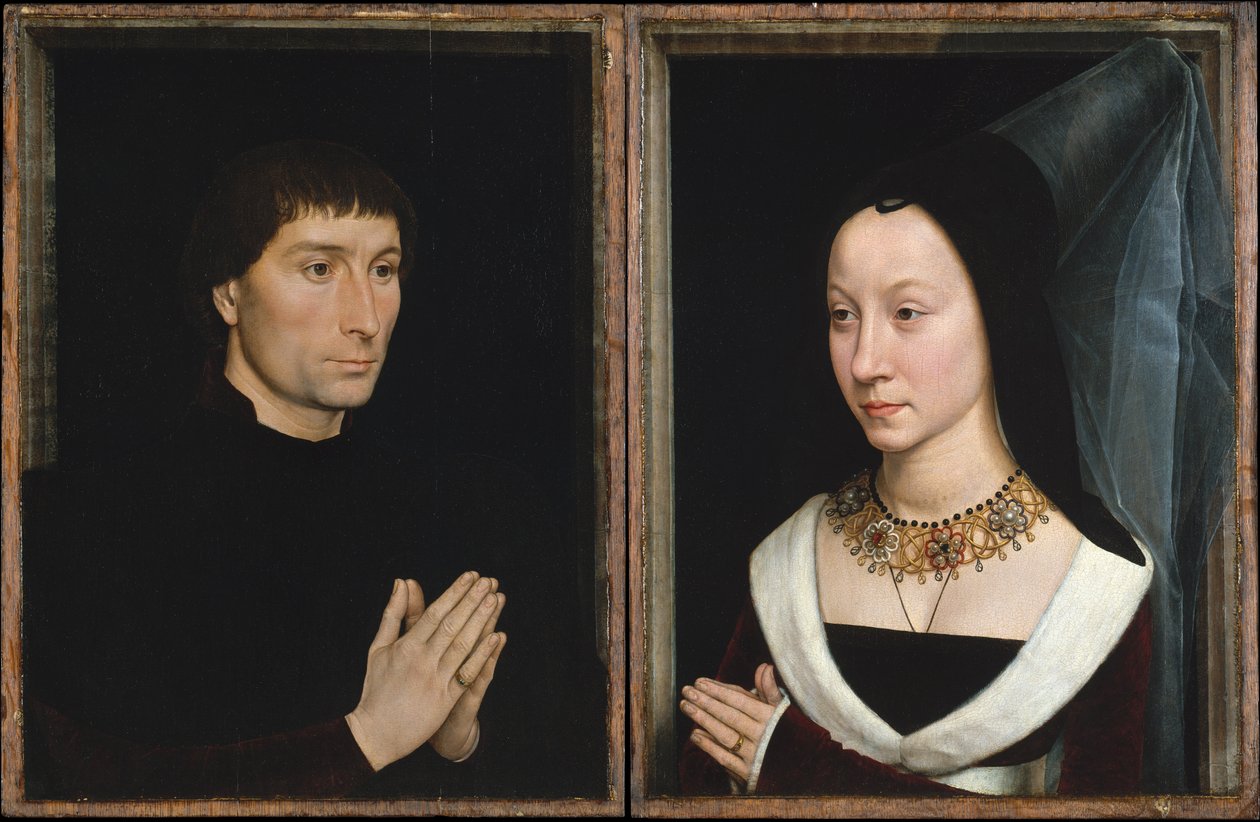 Tommaso di Folco und Maria Portinari von Hans Memling