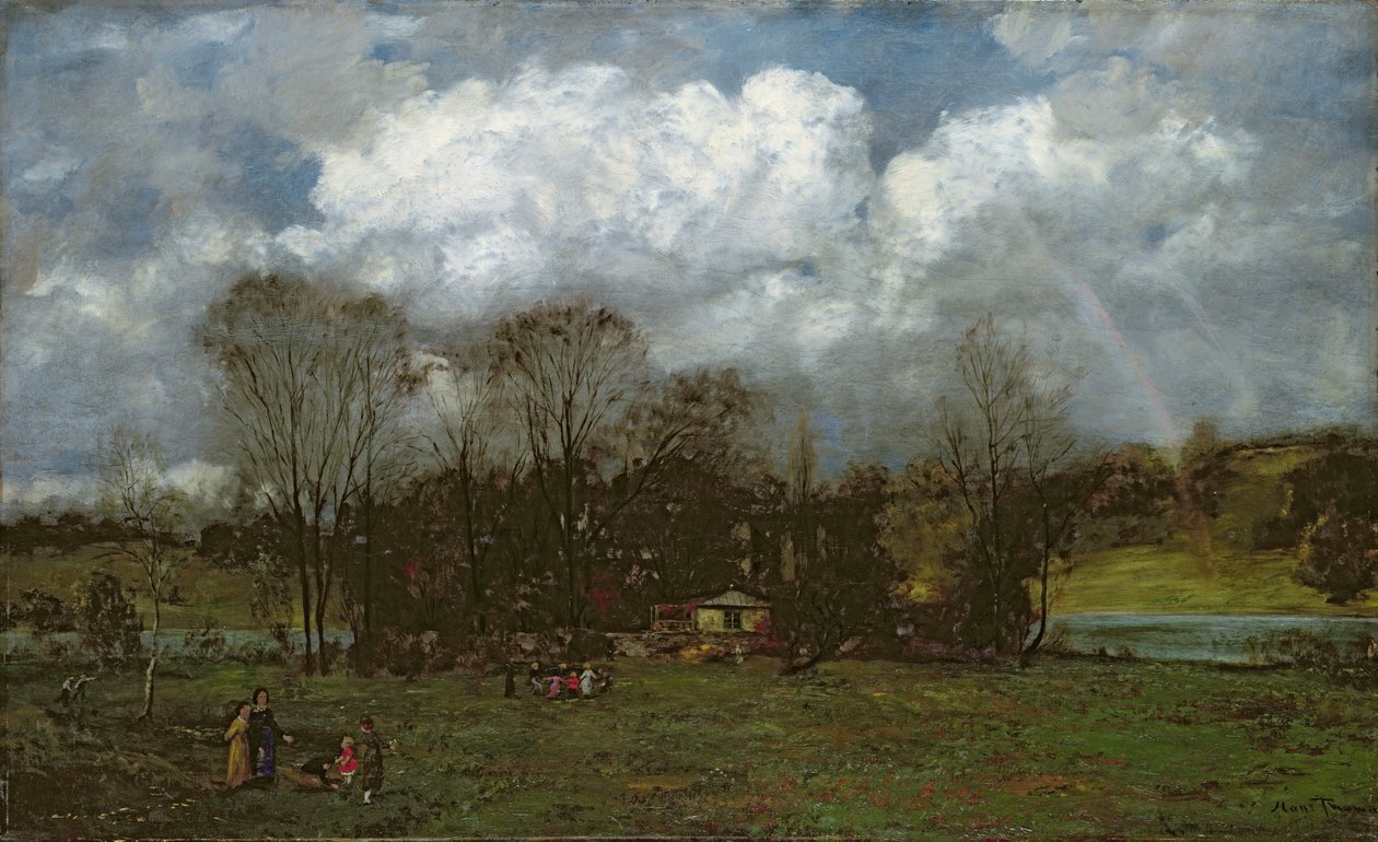Früher Frühling, ca. 1868 von Hans Thoma