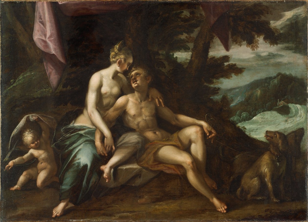 Venus und Adonis von Hans von Aachen  