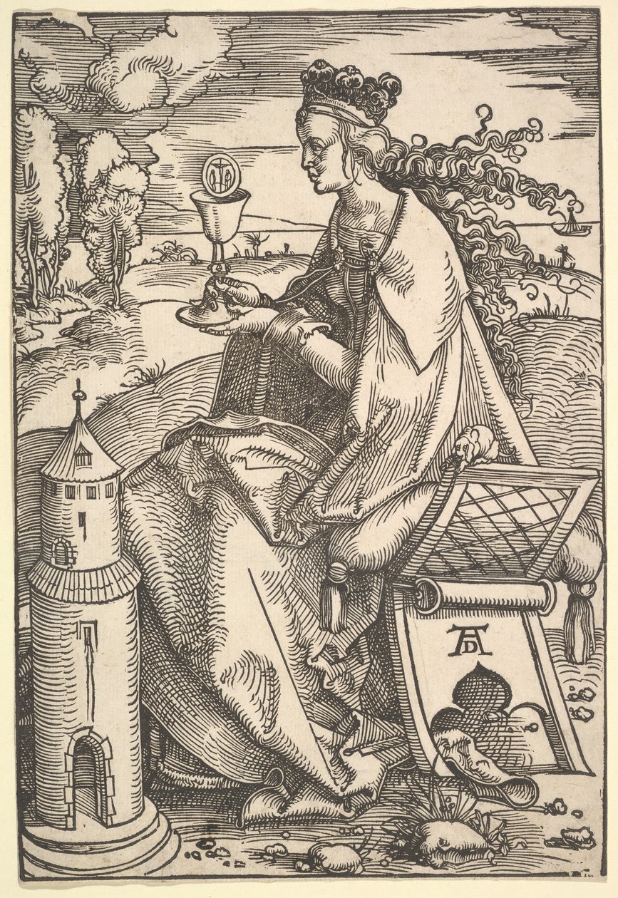 St. Barbara, ca. 1505 von Hans Baldung