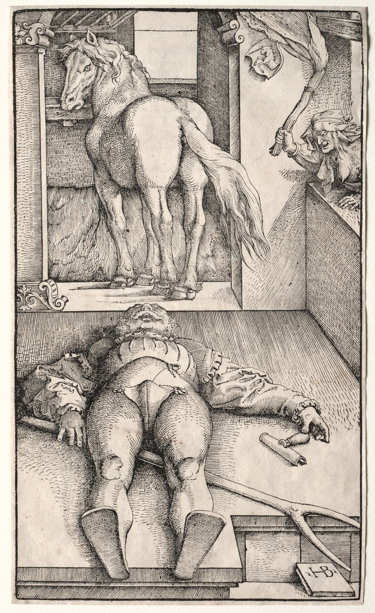 Der Verhexte Bräutigam von Hans Baldung