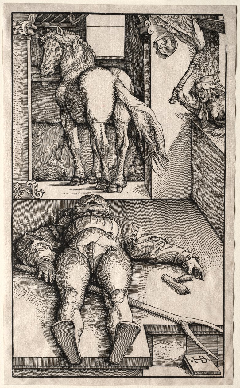 Der verhexte Bräutigam von Hans Baldung
