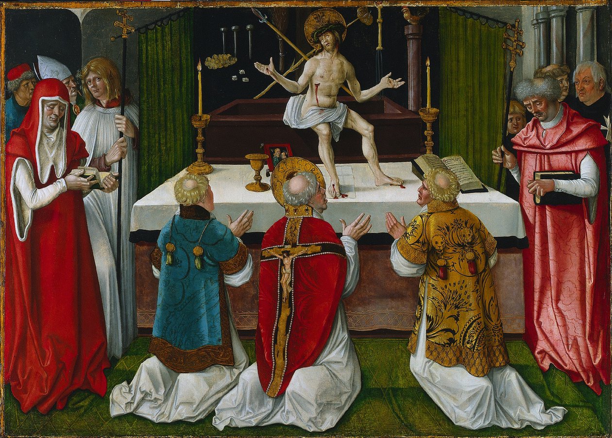 Die Messe des Heiligen Gregor von Hans Baldung