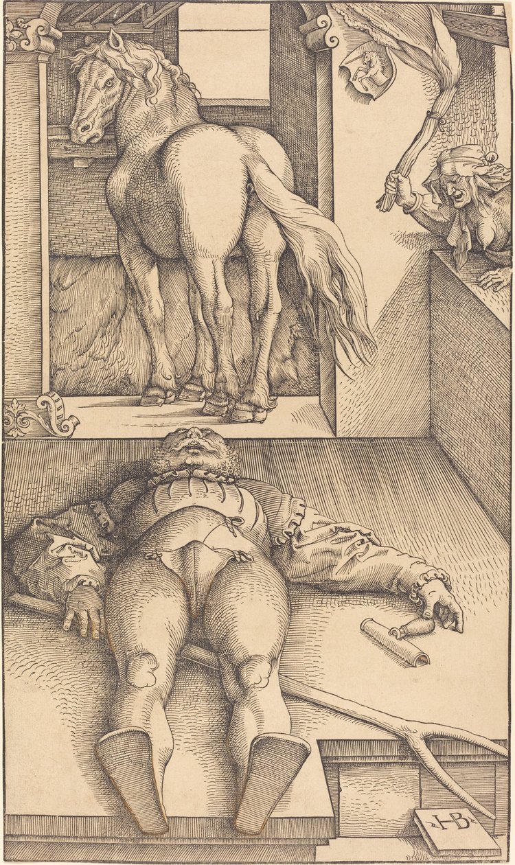 Der verhexte Bräutigam von Hans Baldung Grien