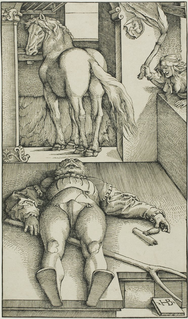 Der verhexte Bräutigam von Hans Baldung Grien