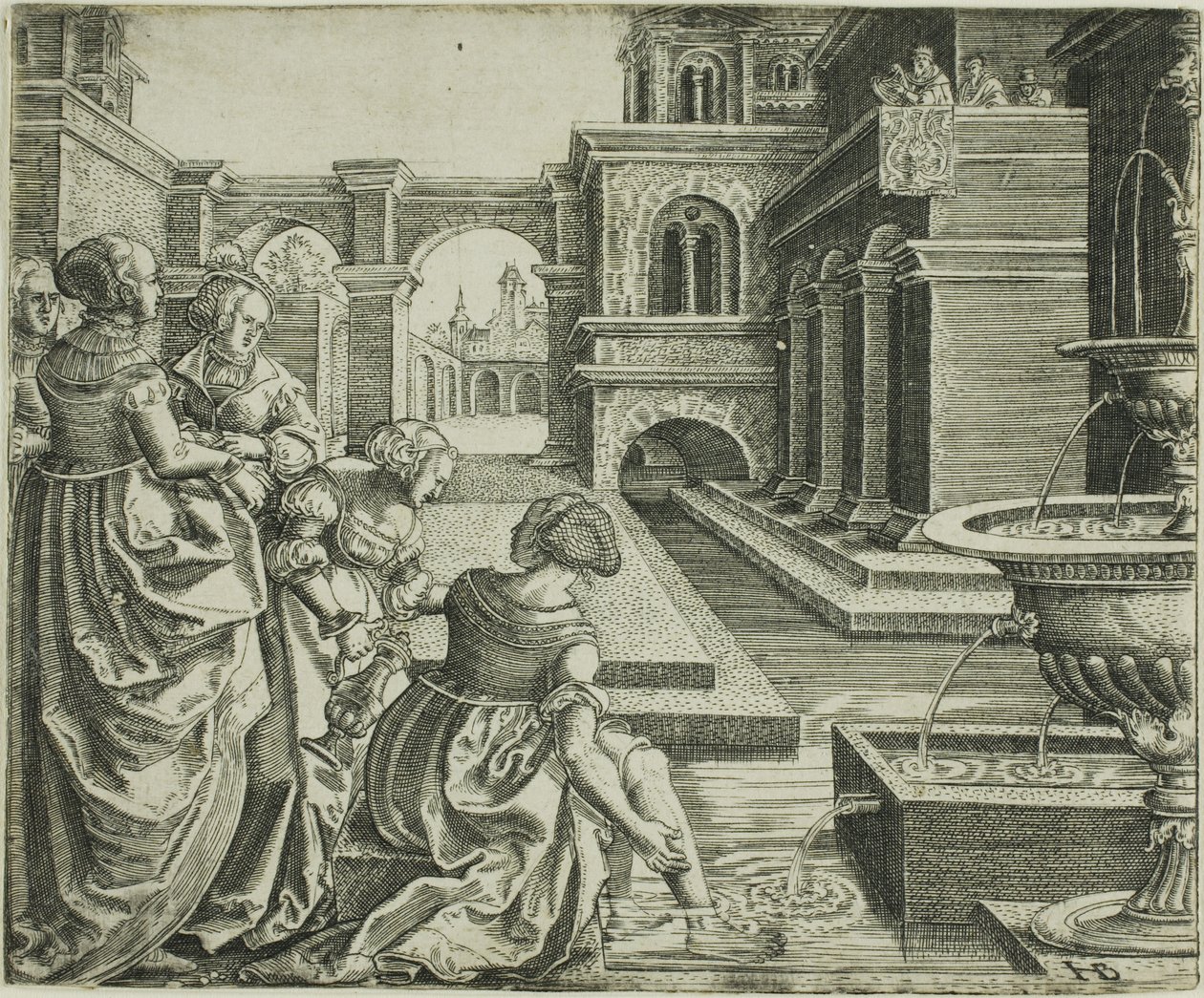 David und Bathseba von Hans Brosamer