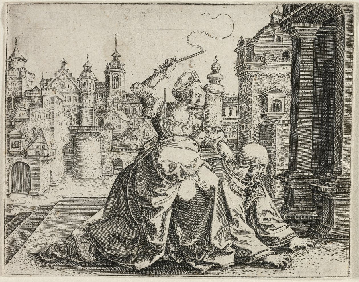 Phyllis und Aristoteles von Hans Brosamer