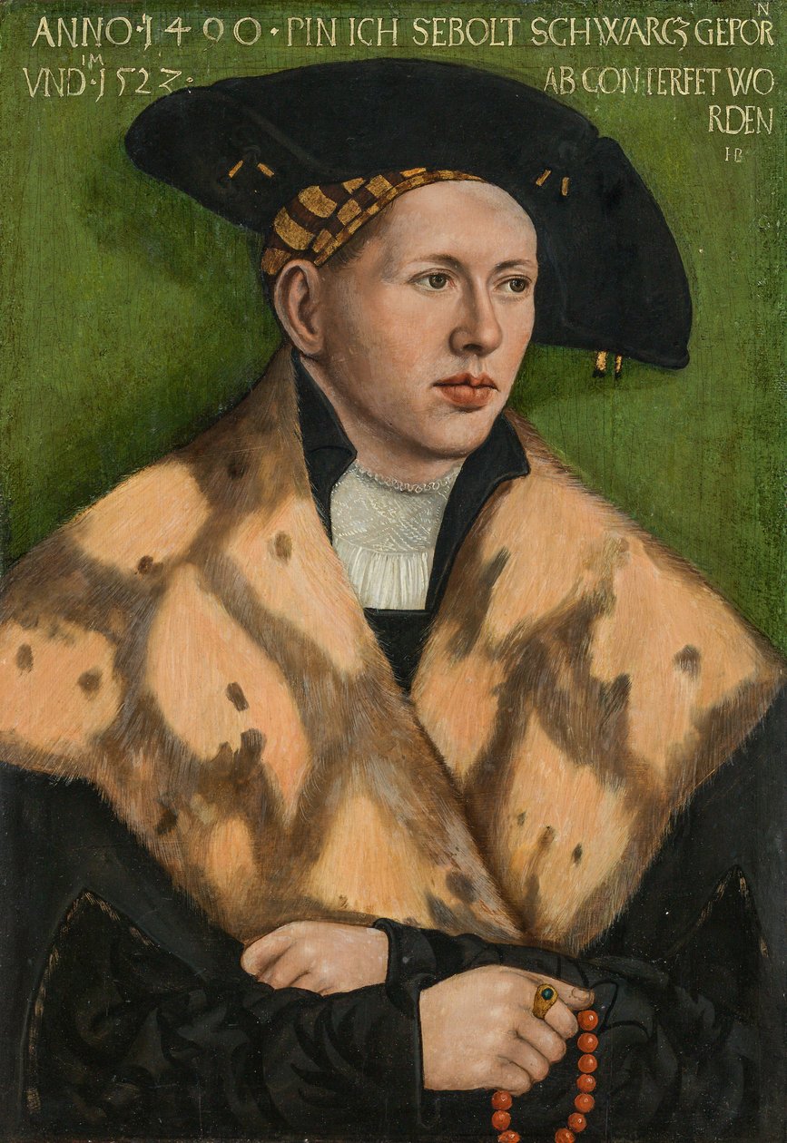 Porträt von Sebolt Schwarcz von Hans Brosamer