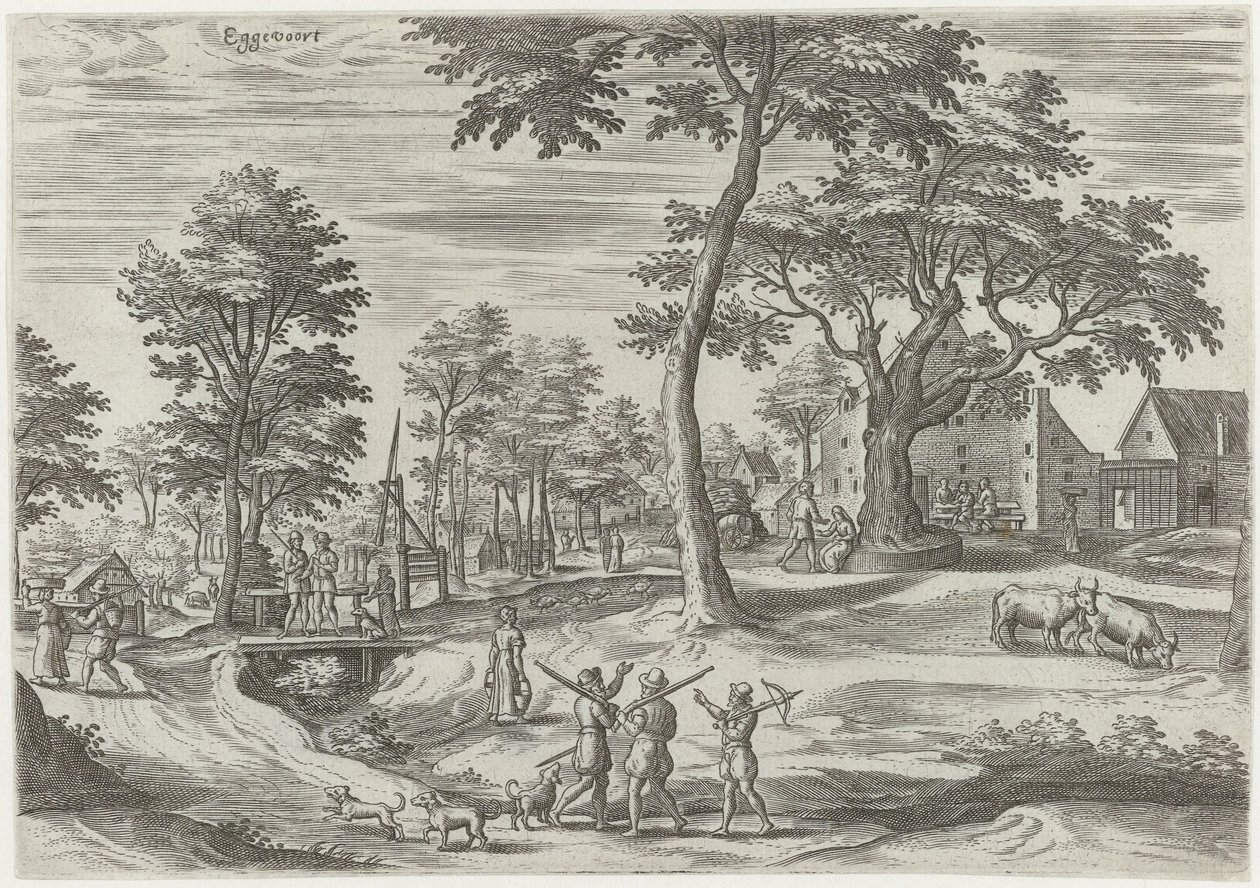 Ansicht von Eggevoort von Hans Collaert (I)