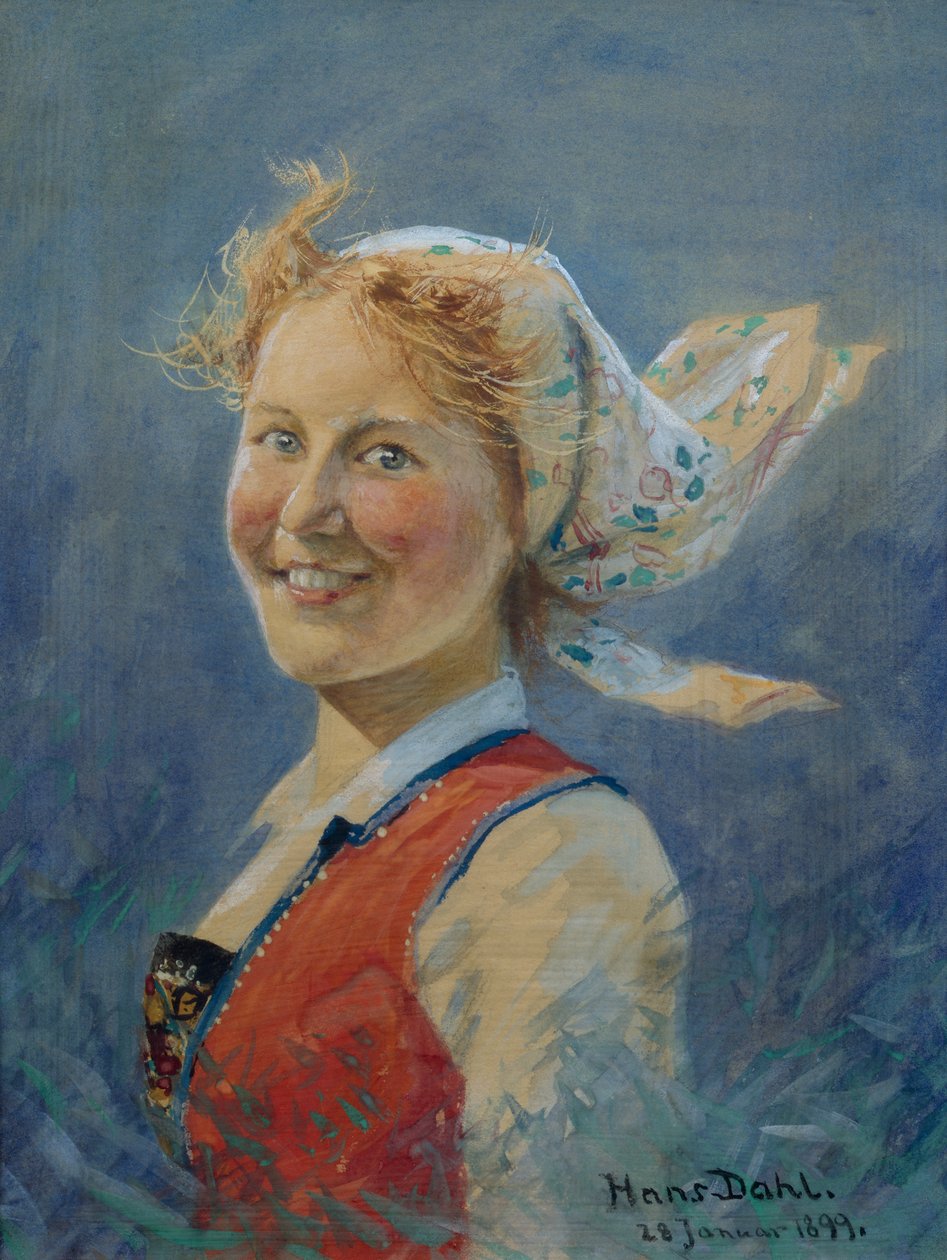 In guter Stimmung von Hans Dahl