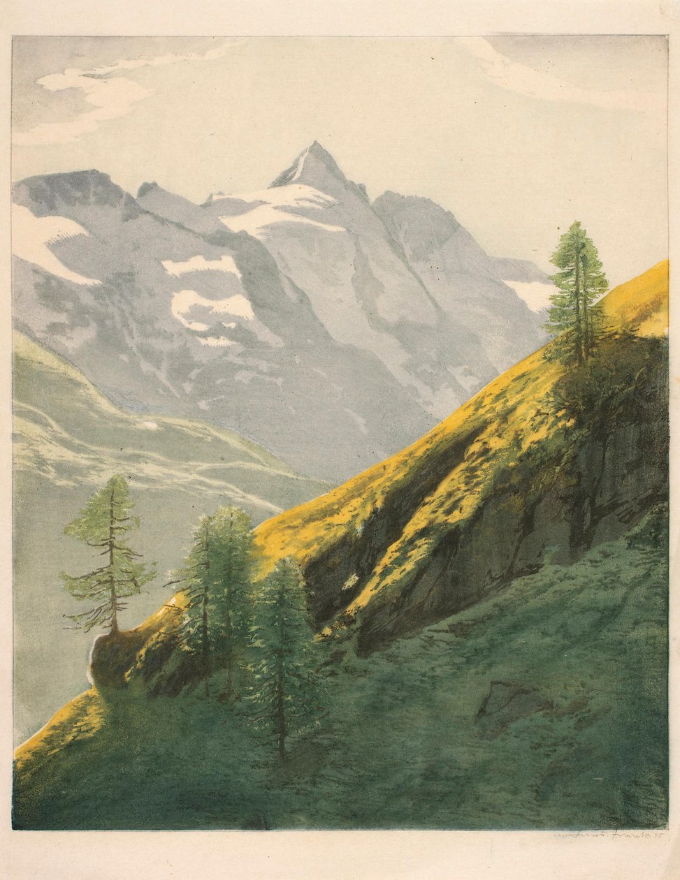 Gebirgslandschaft von Hans Frank