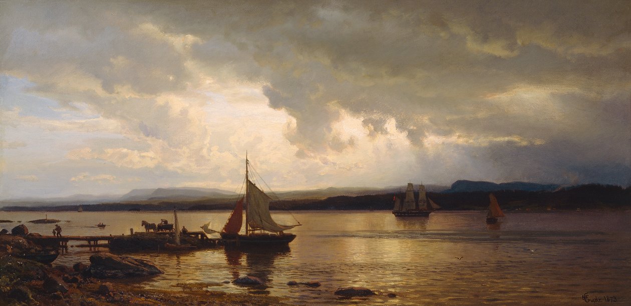 Vom Oslofjord von Hans Gude