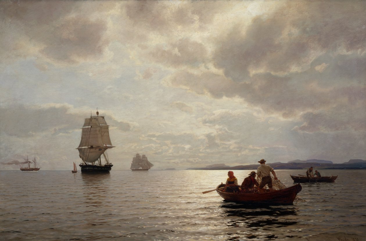Vom Oslofjord von Hans Gude