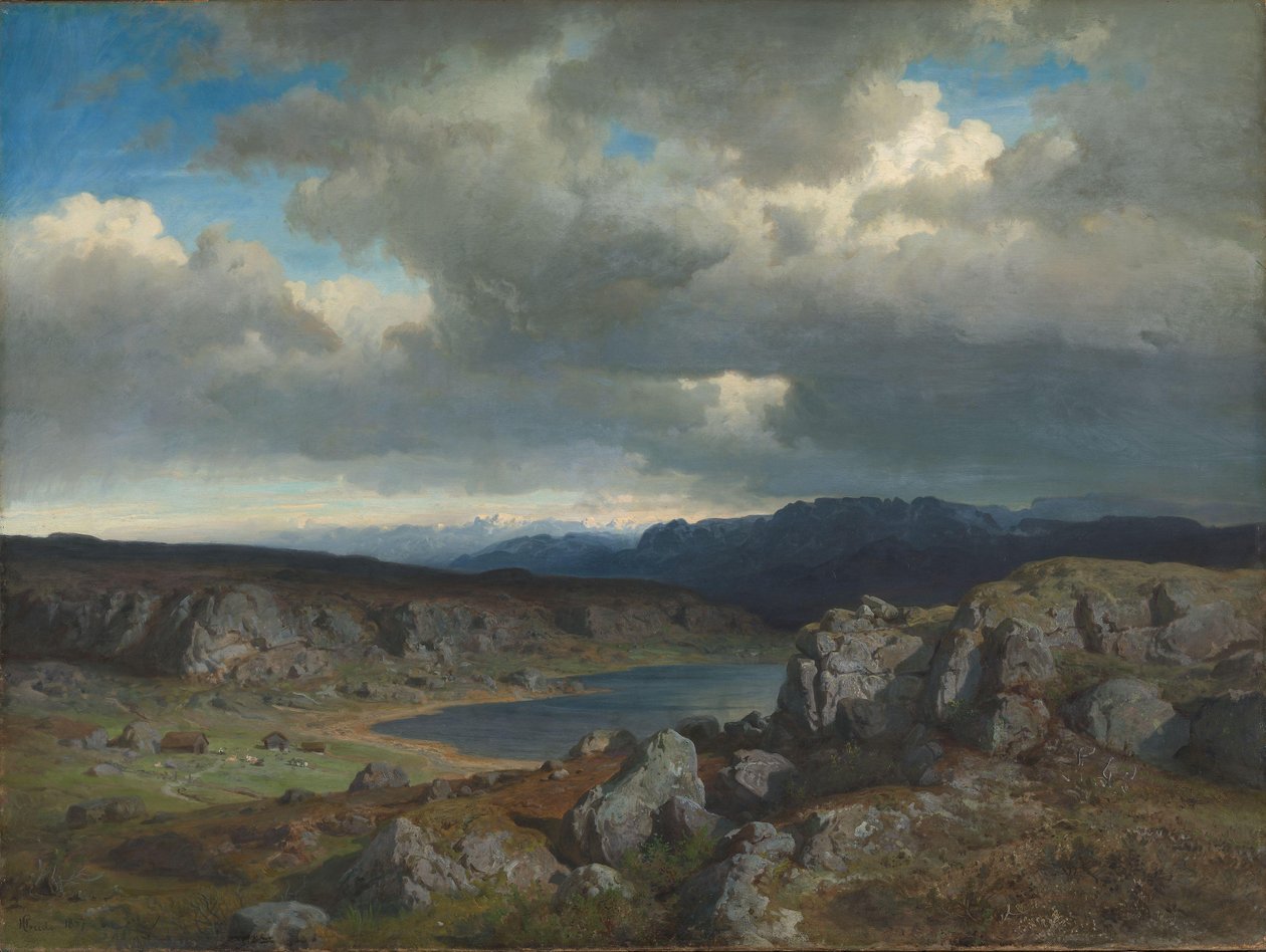 Norwegisches Hochland von Hans Gude