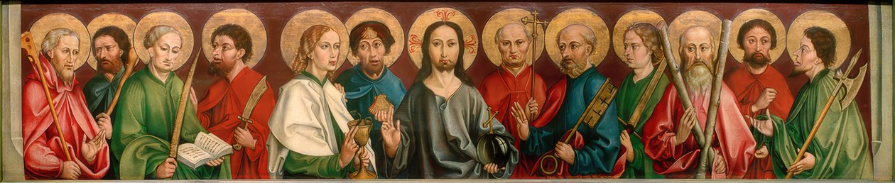 Christus und die zwölf Apostel von Hans Haider