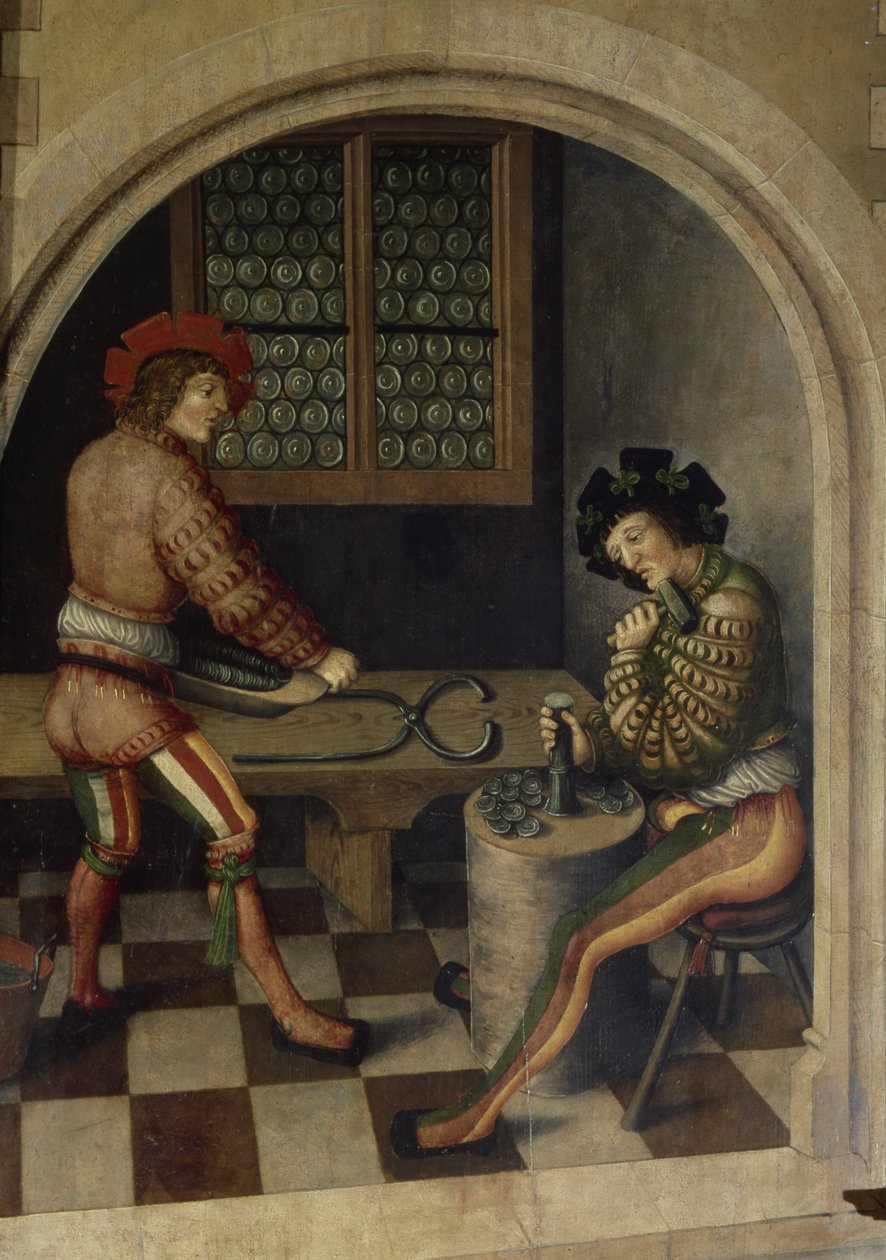 Detail aus Bergbaulandschaft, 1521 von Hans Hesse