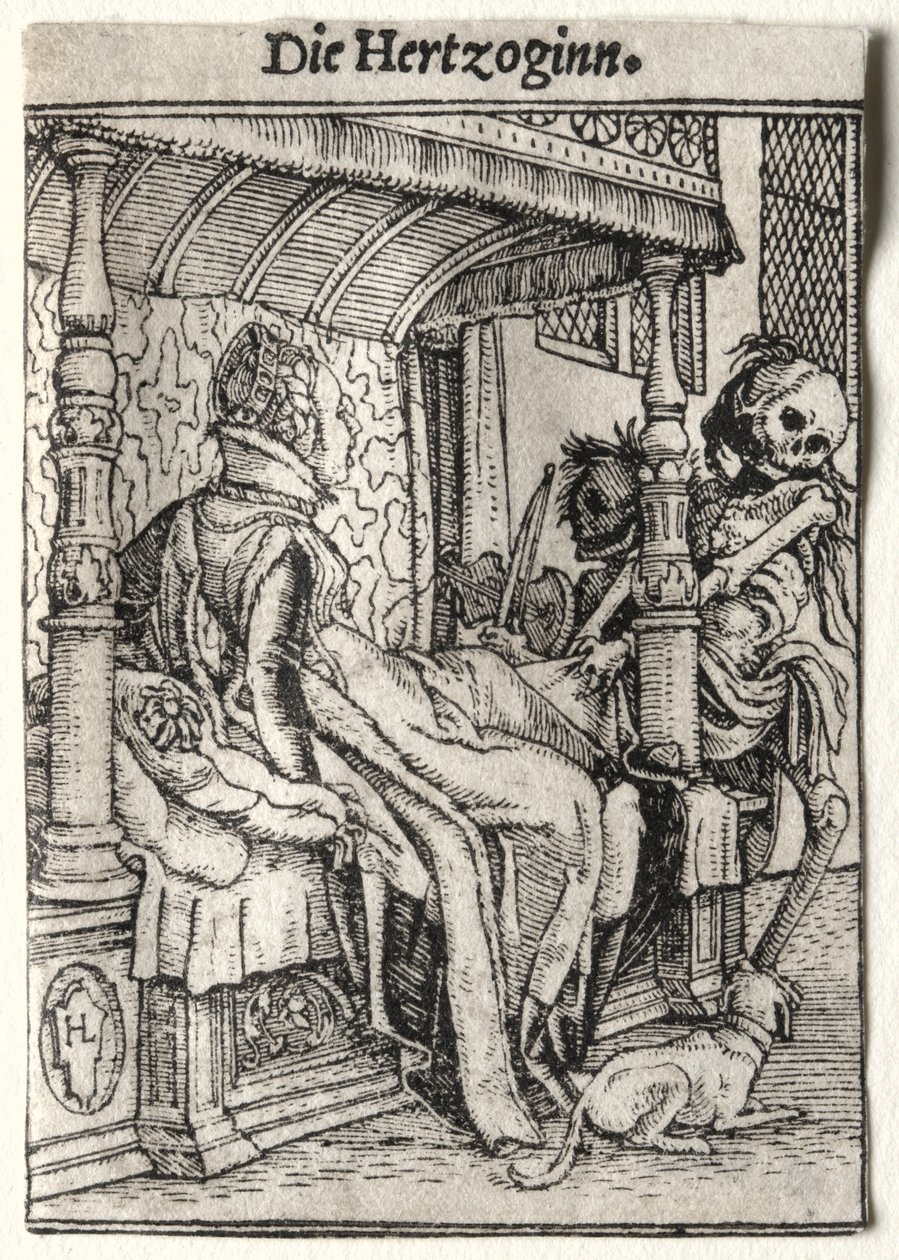Totentanz: Die Herzogin von Hans Holbein