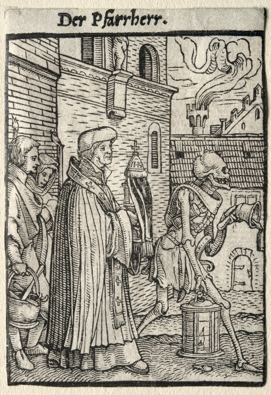 Totentanz: Der Pastor von Hans Holbein