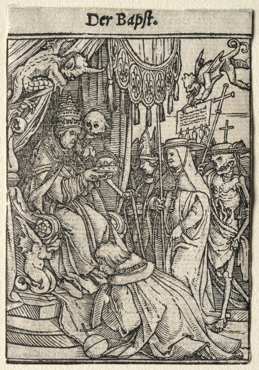 Totentanz: Der Papst von Hans Holbein