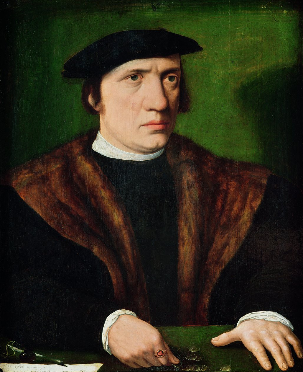 Porträt eines Mannes von Hans Holbein der Jüngere