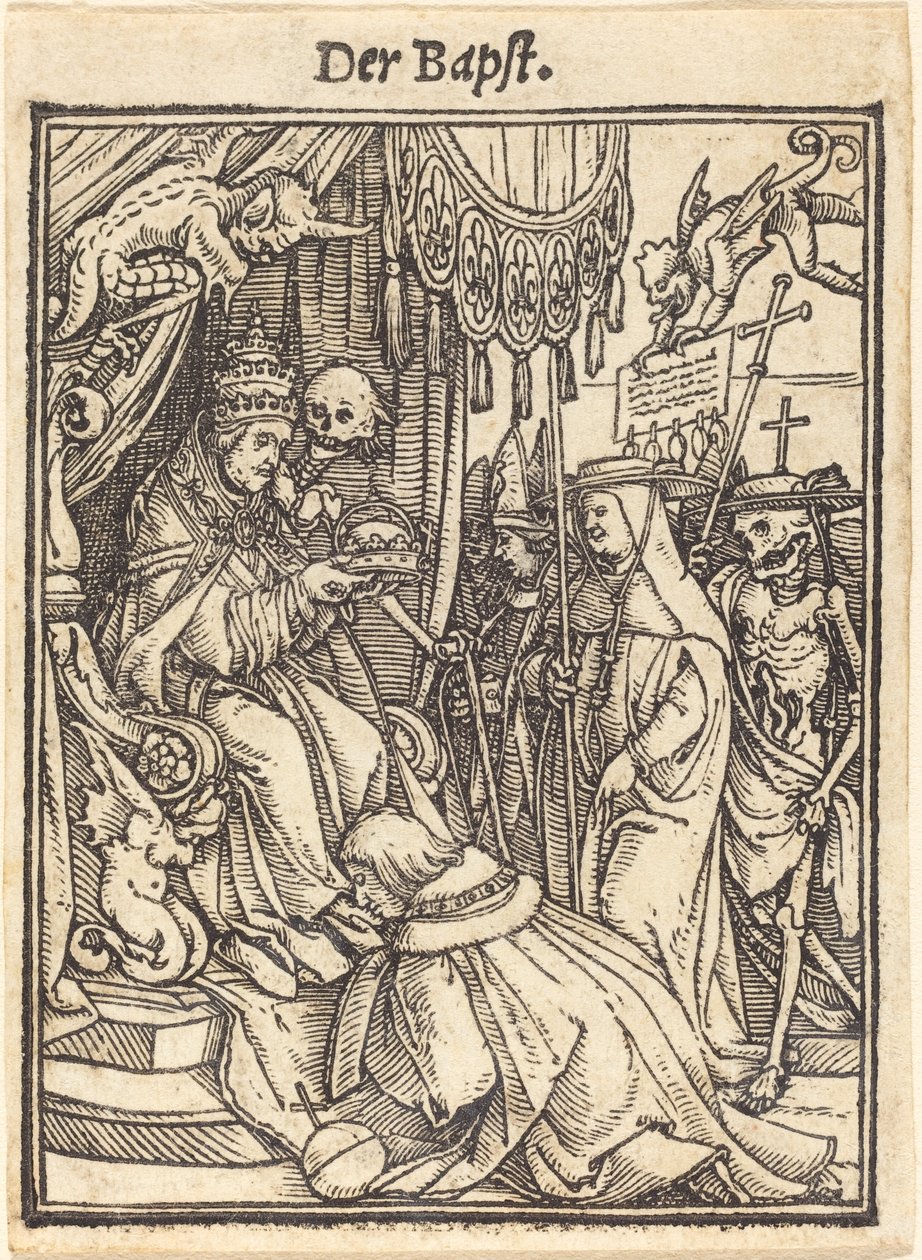 Der Papst von Hans Holbein der Jüngere