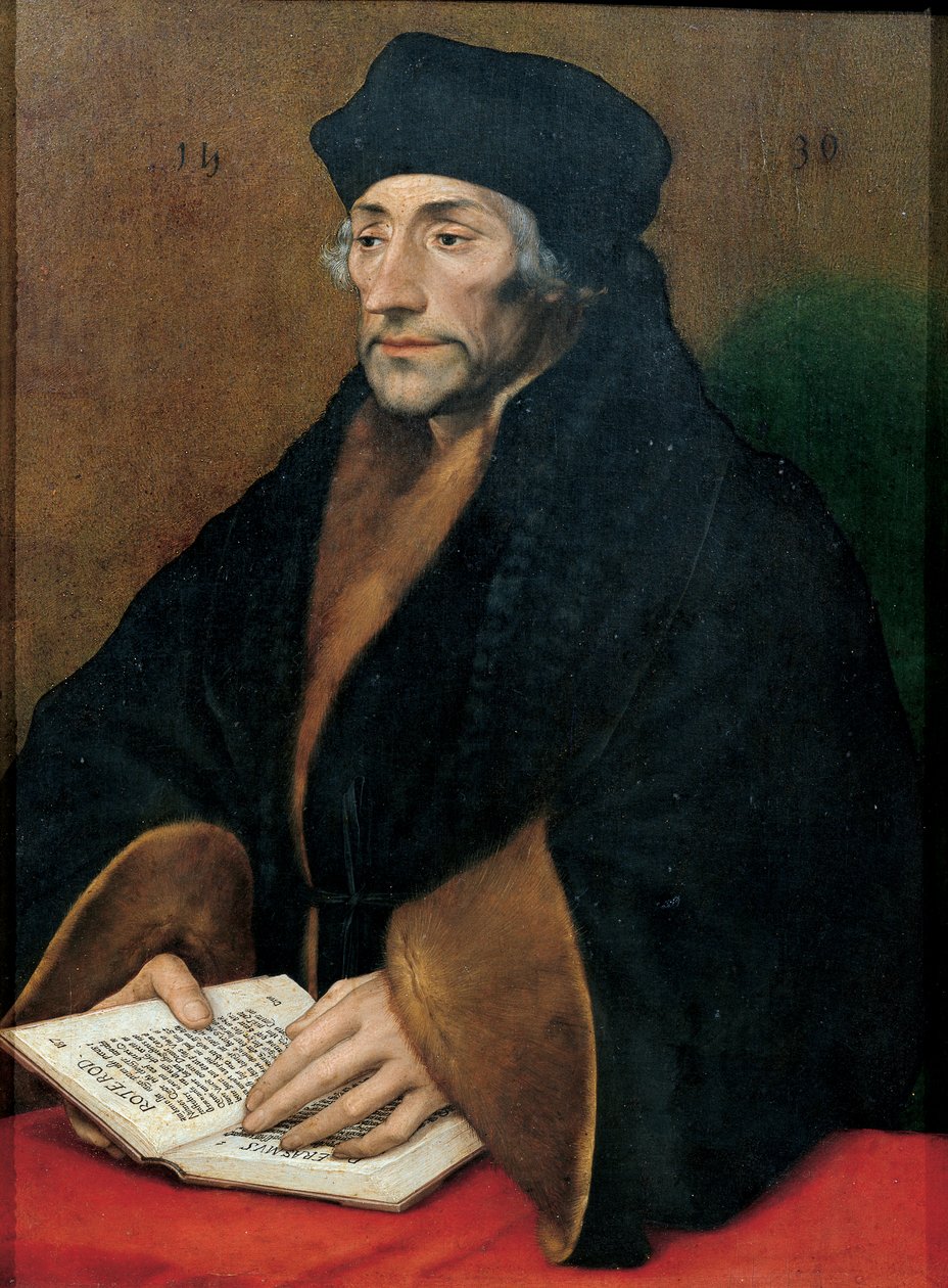 Erasmus von Rotterdam von Hans Holbein the Younger