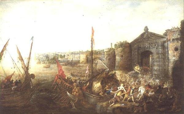 Die Entführung der Helena von Hans III Jordaens
