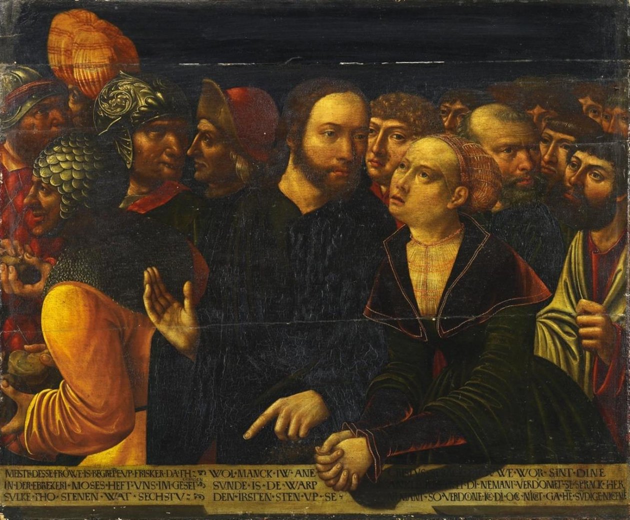 Christus und die Ehebrecherin von Hans Kemmer