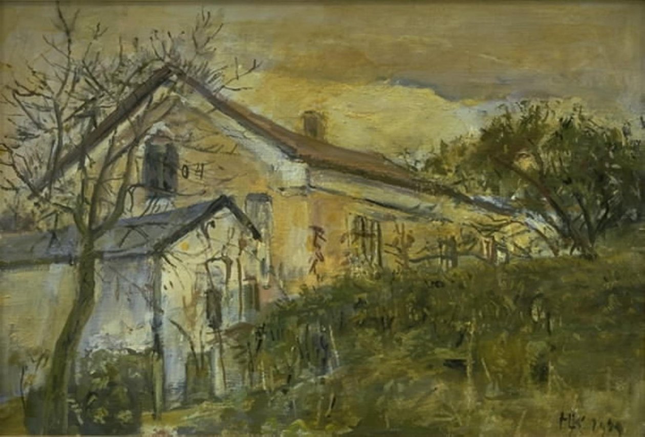 Das Versammlungshaus in Slagslunde von Hans Knudsen