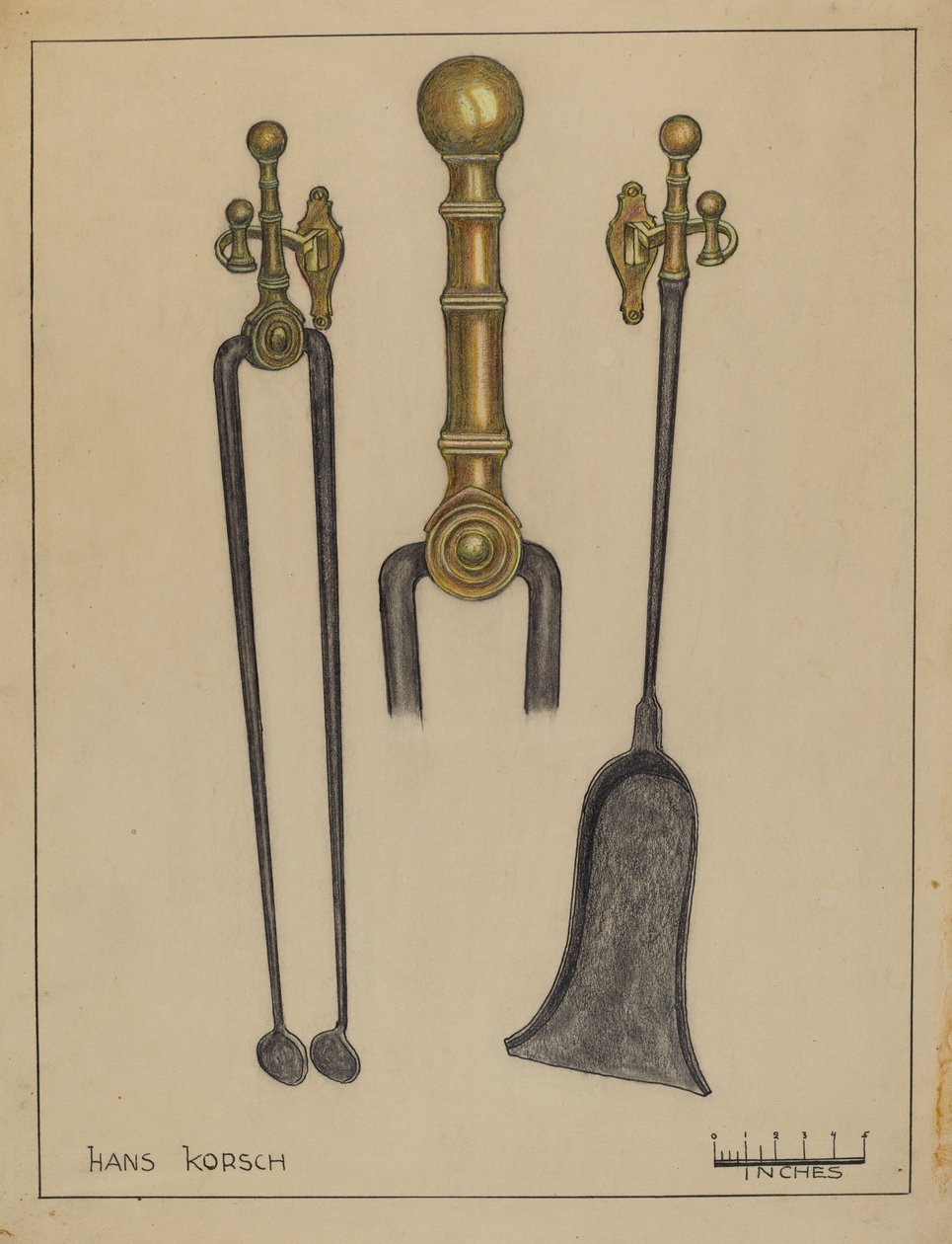 Kaminset von Hans Korsch