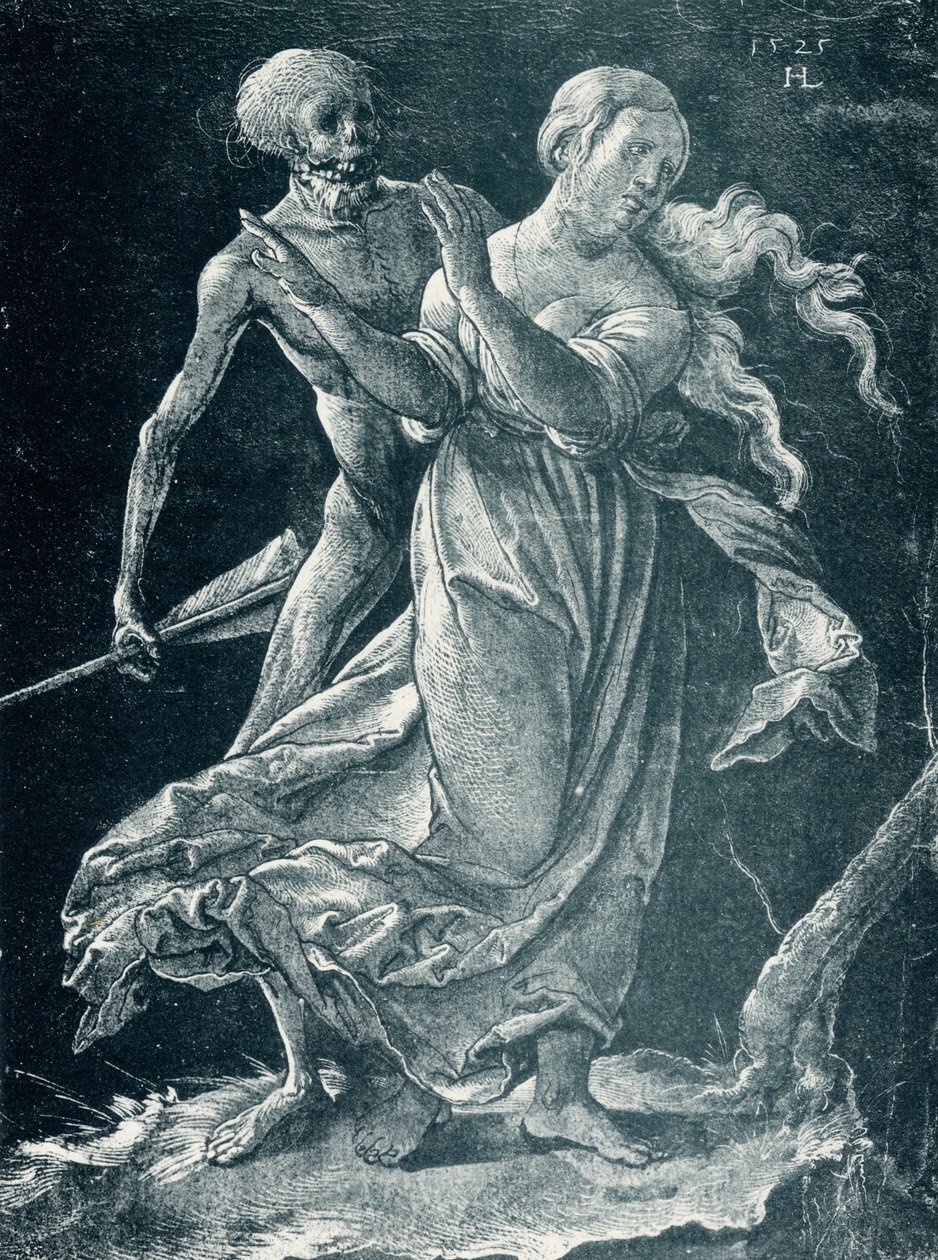 Der Tod ergreift ein Mädchen von Hans Leu