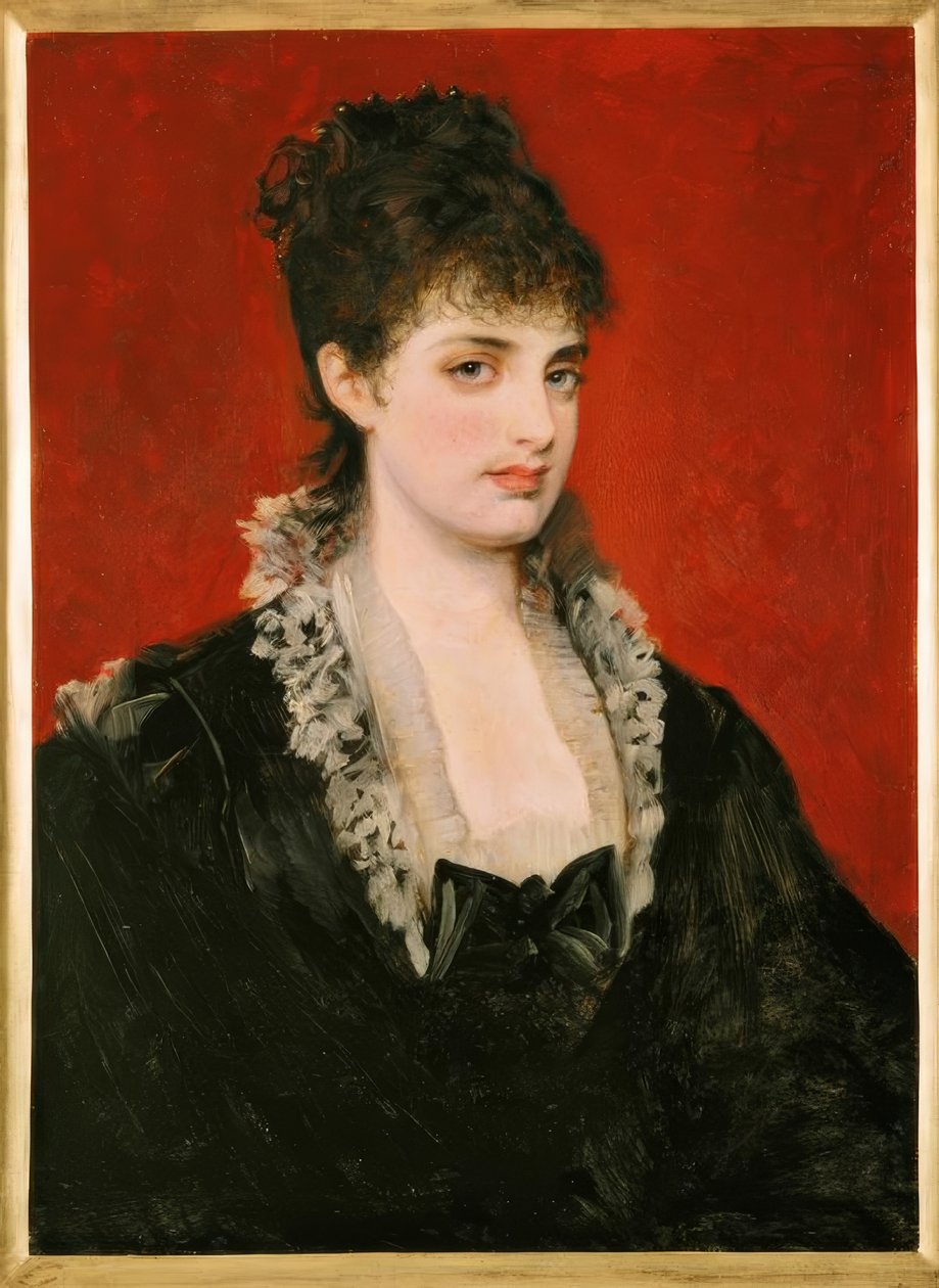 Anna von Waldberg (1831–1884) von Hans Makart