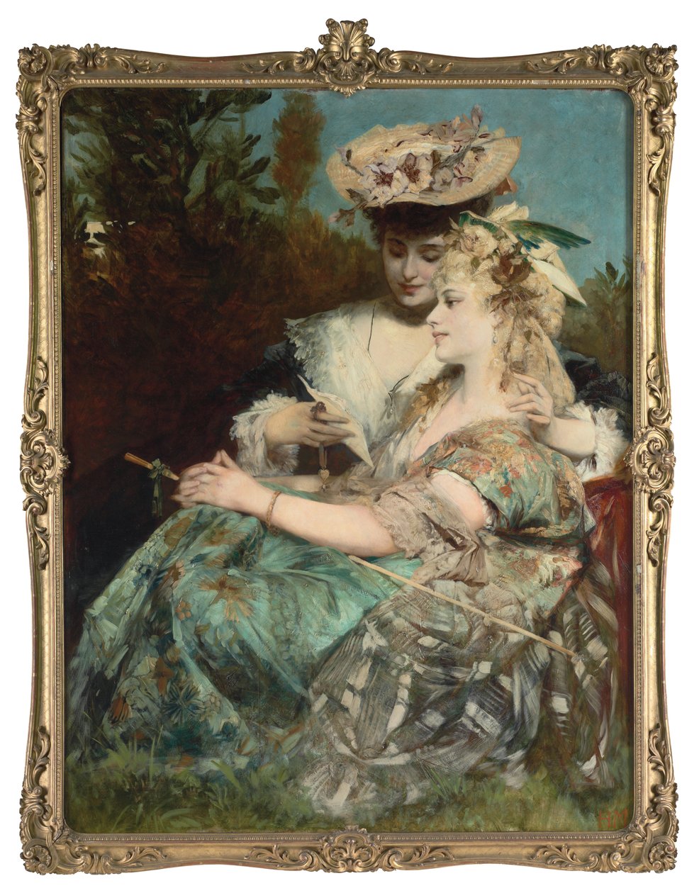 Der Liebesbrief, 1875 von Hans Makart