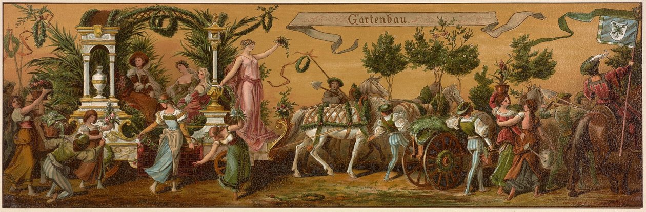 Hans Makarts Prozession der Stadt Wien von Hans Makart