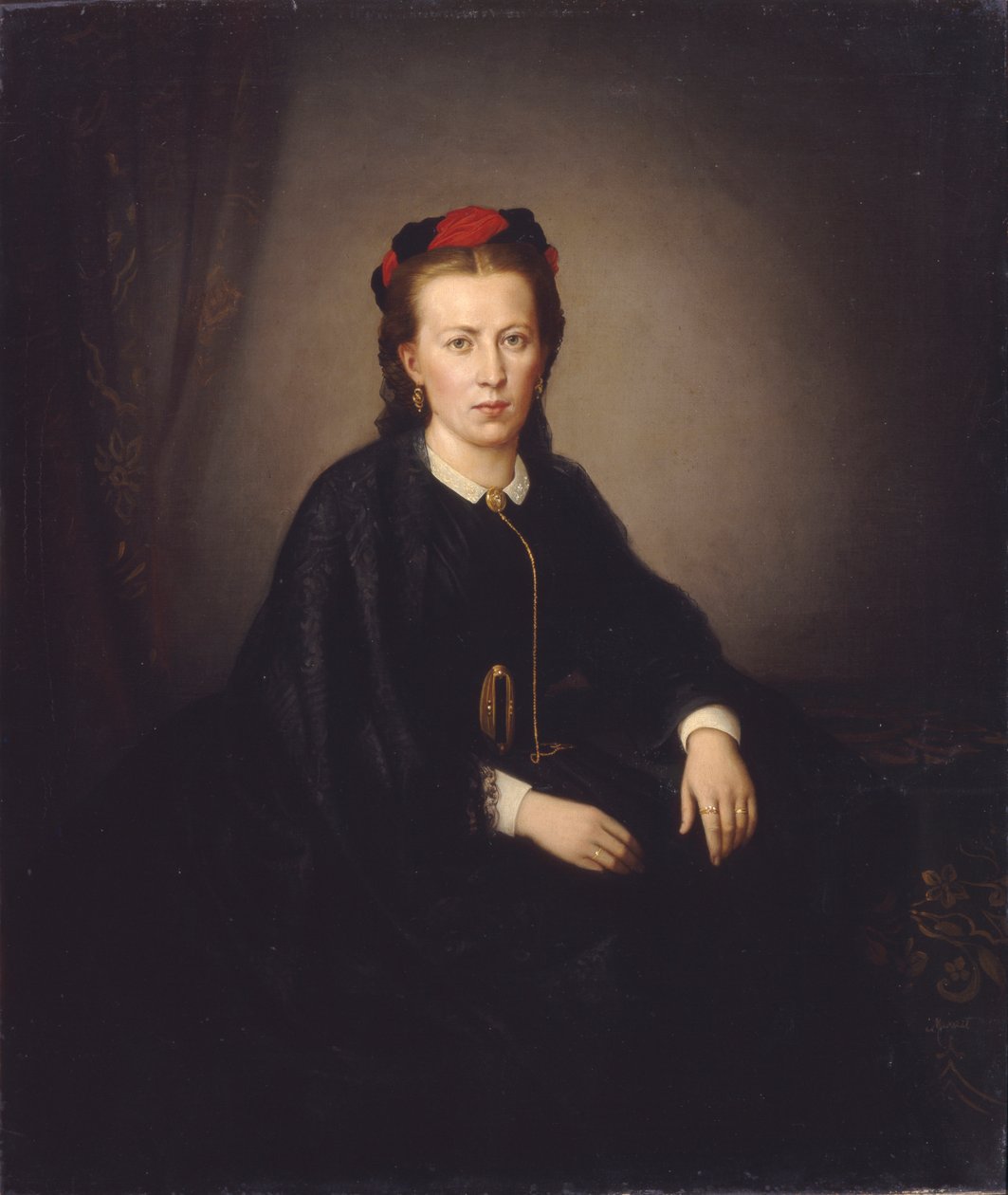 Porträt einer Frau von Hans Makart