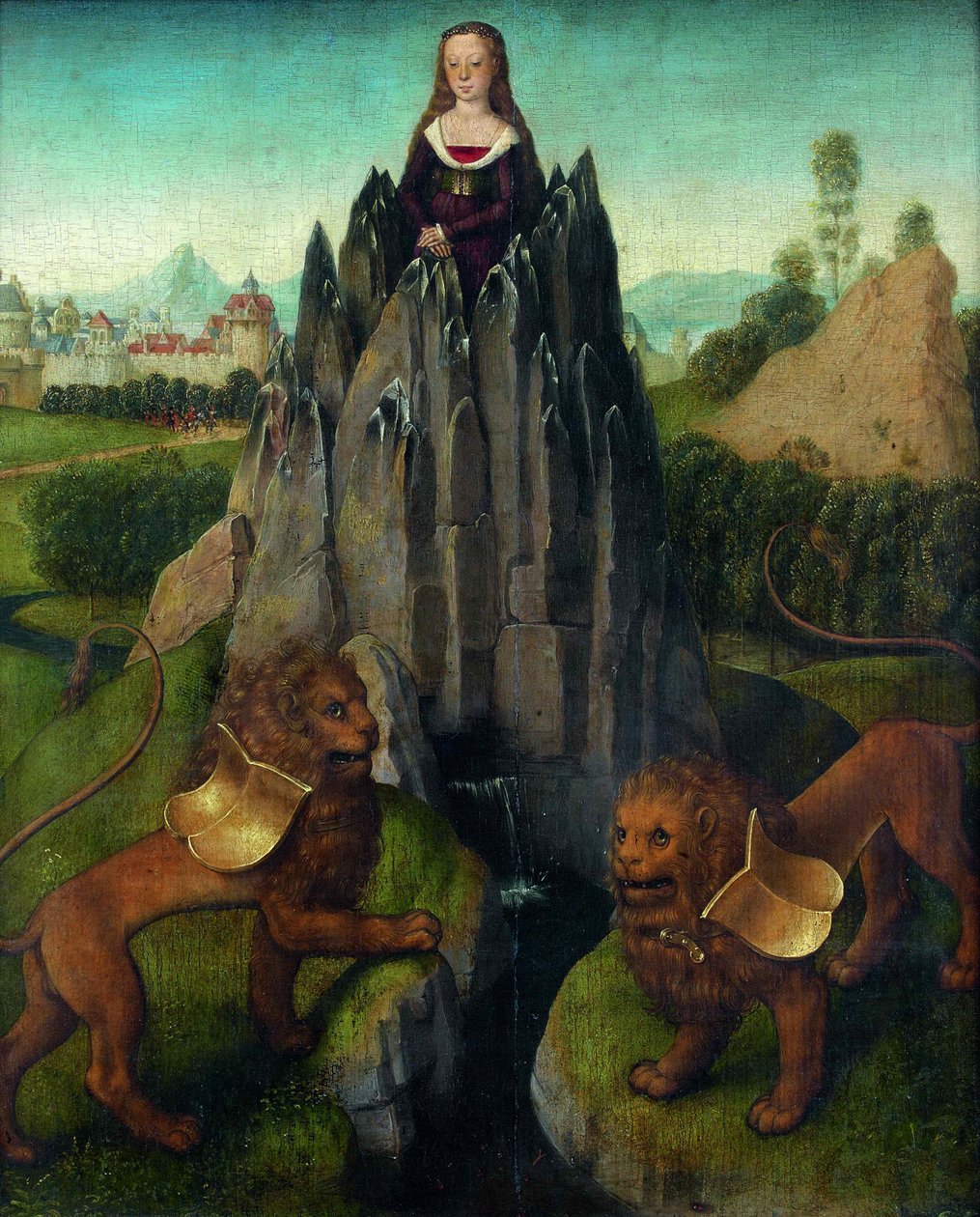 Allegorie der Keuschheit, ca. 1475 von Hans Memling