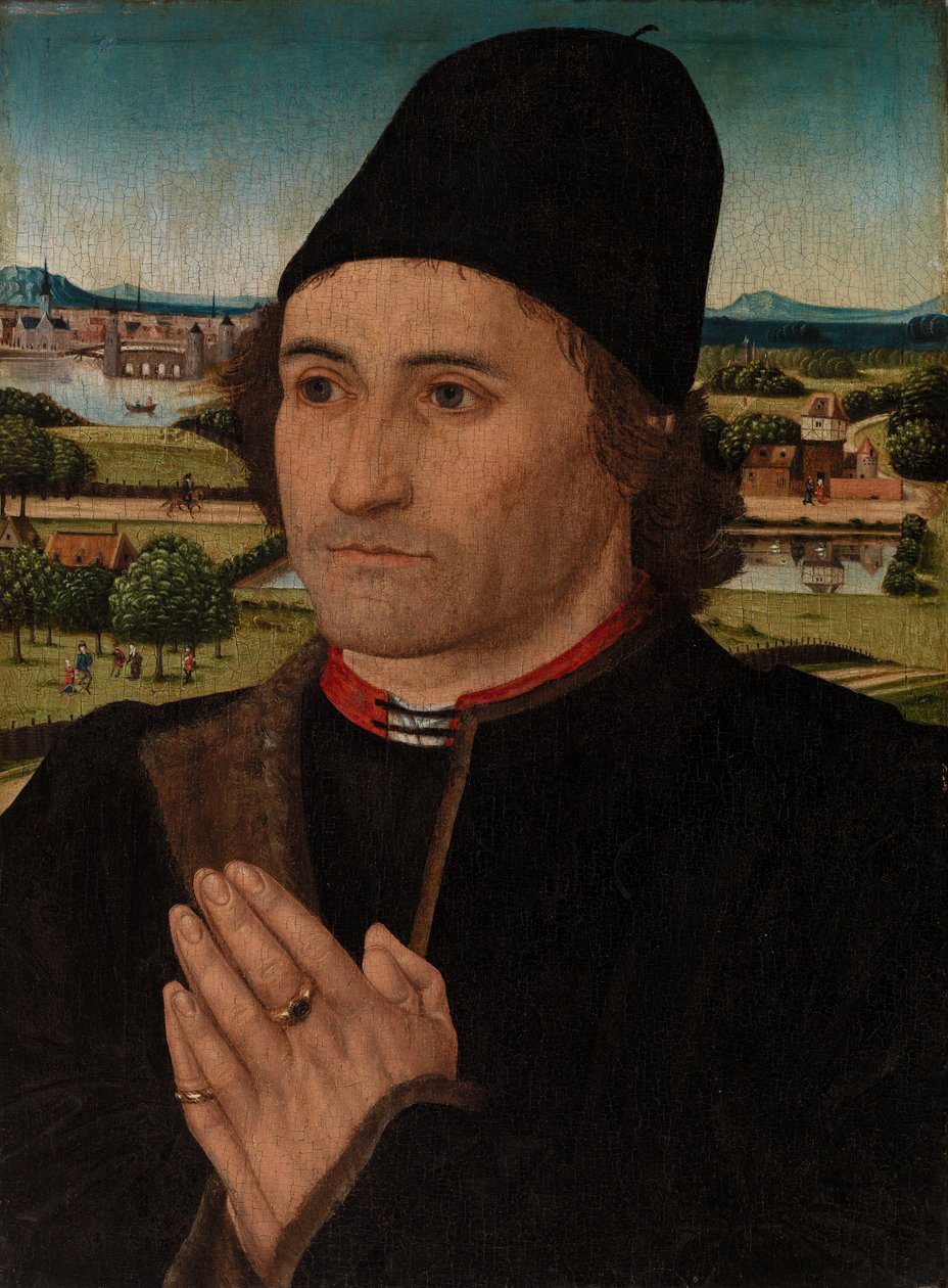 Porträt eines Mannes von Hans Memling