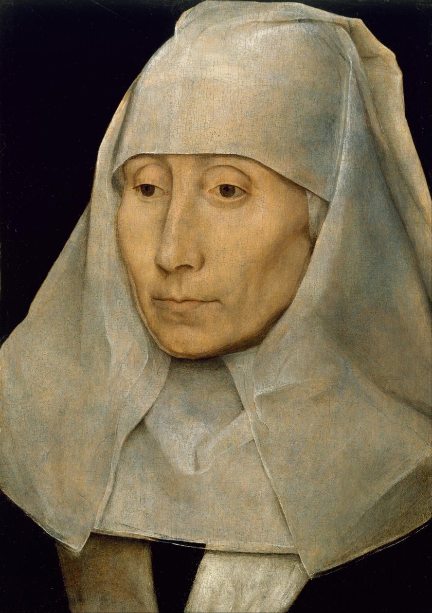 Porträt einer alten Frau von Hans Memling