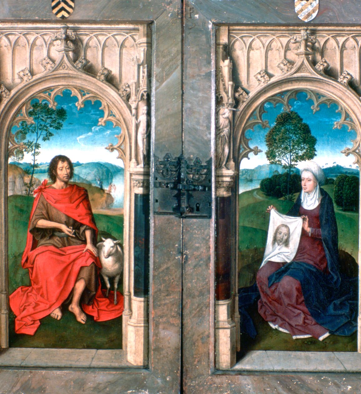 Triptychon von Jan Florain, 1479 von Hans Memling