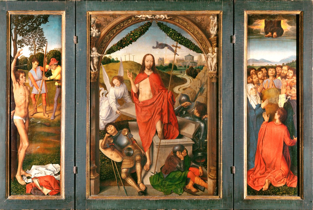 Triptychon der Auferstehung von Hans Memling