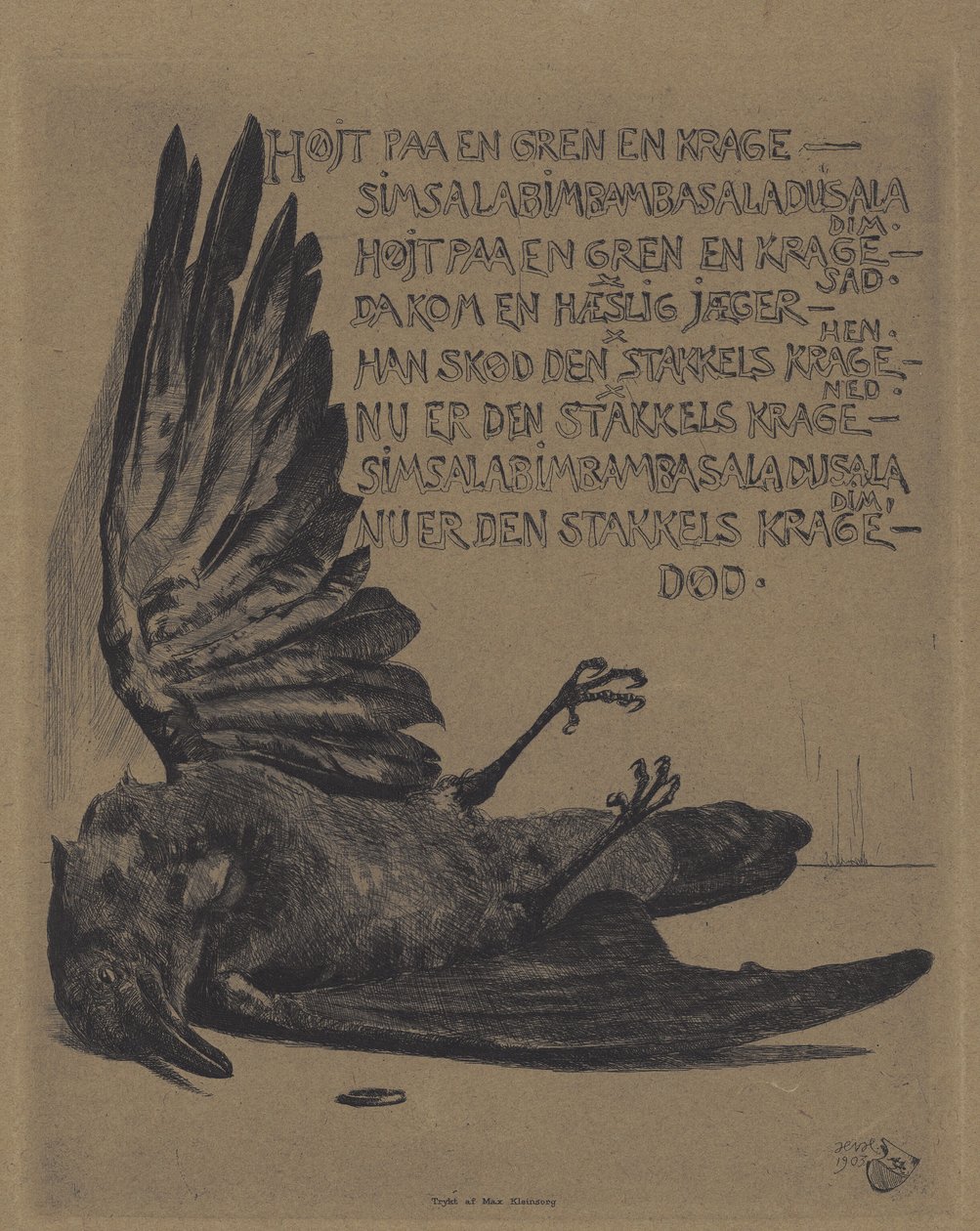 Hoch auf einem Ast von Hans Nikolaj Hansen