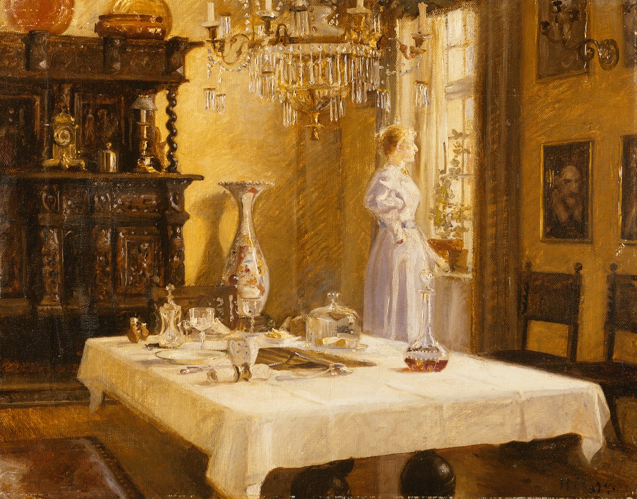 Die späte Ankunft, 1894 von Hans Nikolaj Hansen