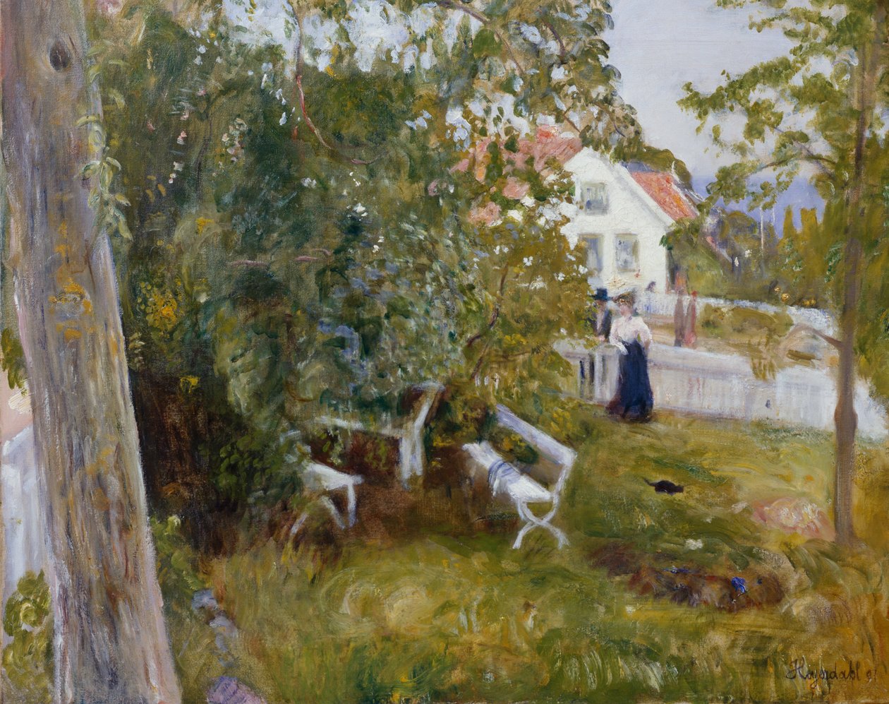 Sommerlandschaft von Hans Olaf Heyerdahl